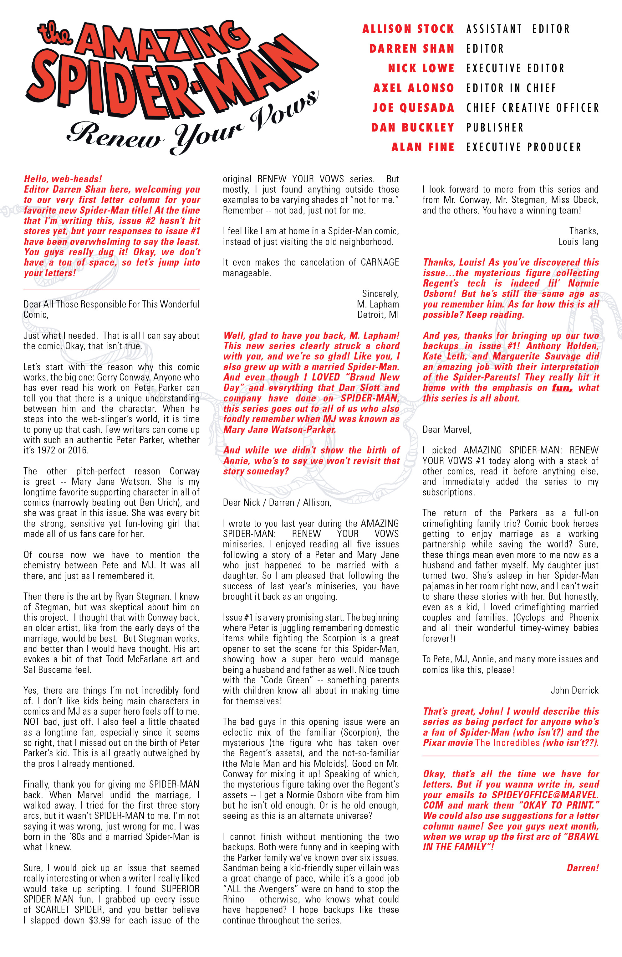 Read Amazing Spider-Man - Renew Your Vows Manga Online