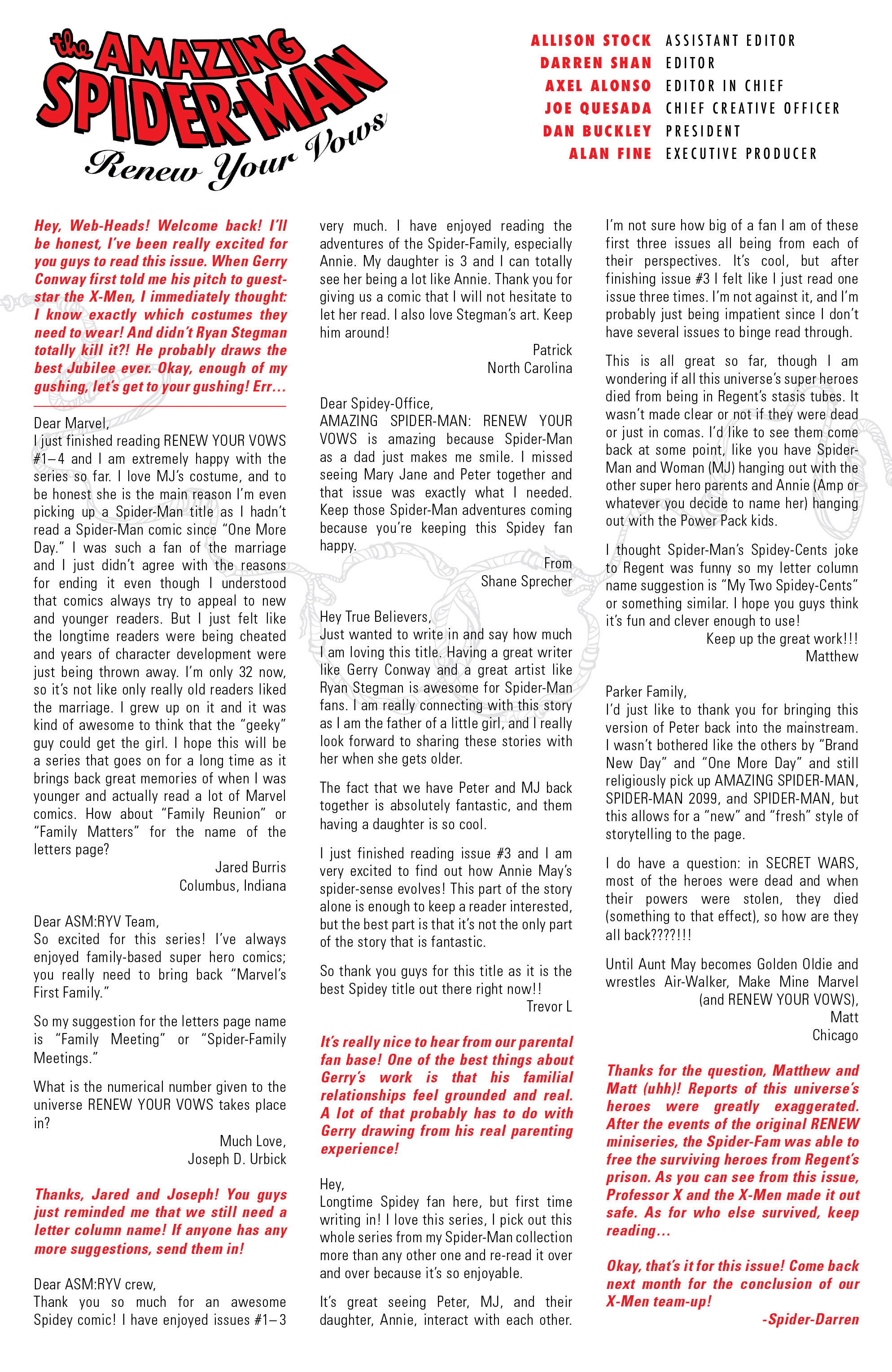 Read Amazing Spider-Man - Renew Your Vows Manga Online