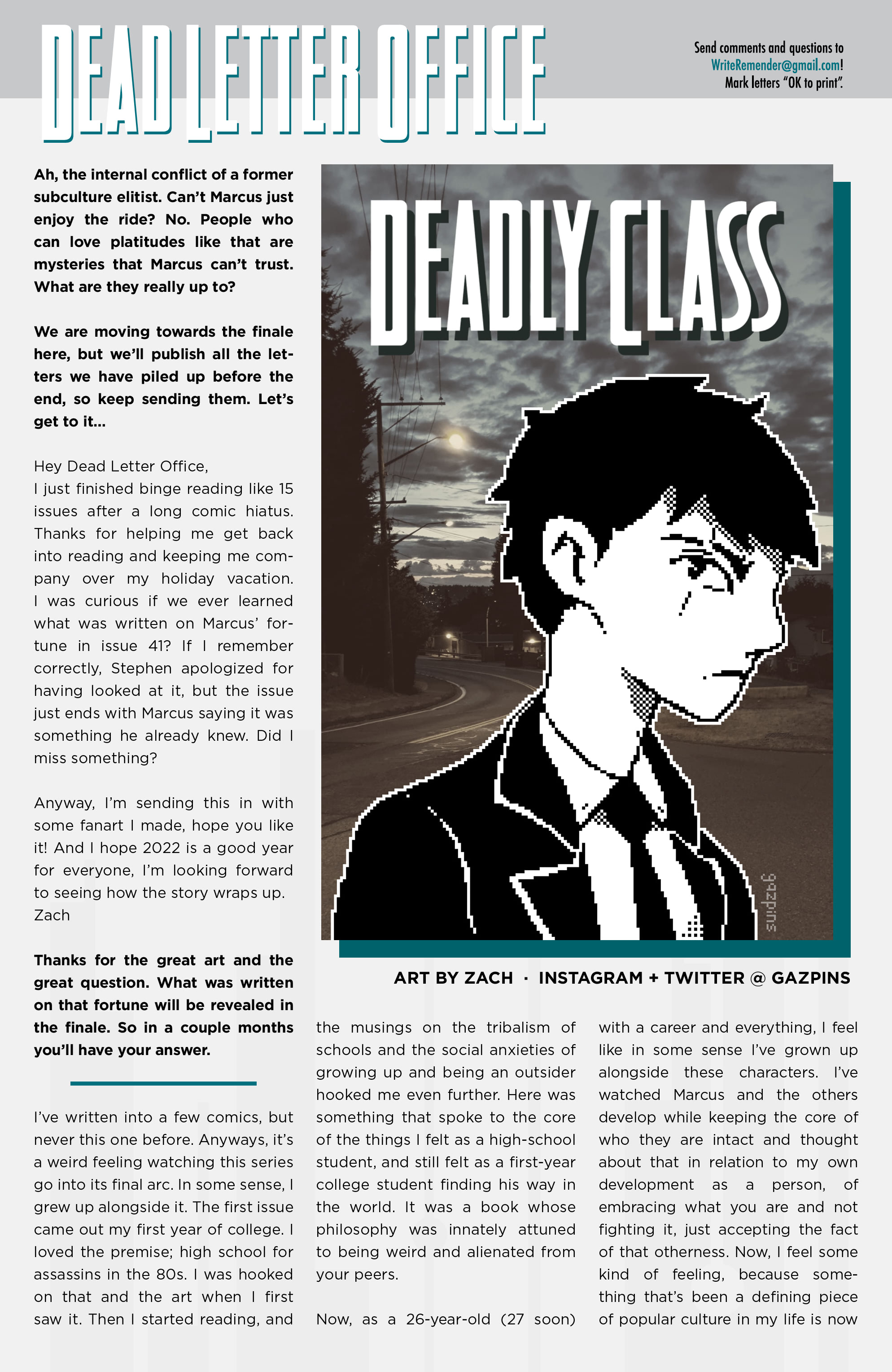 Read Deadly Class (2014-) Manga Online