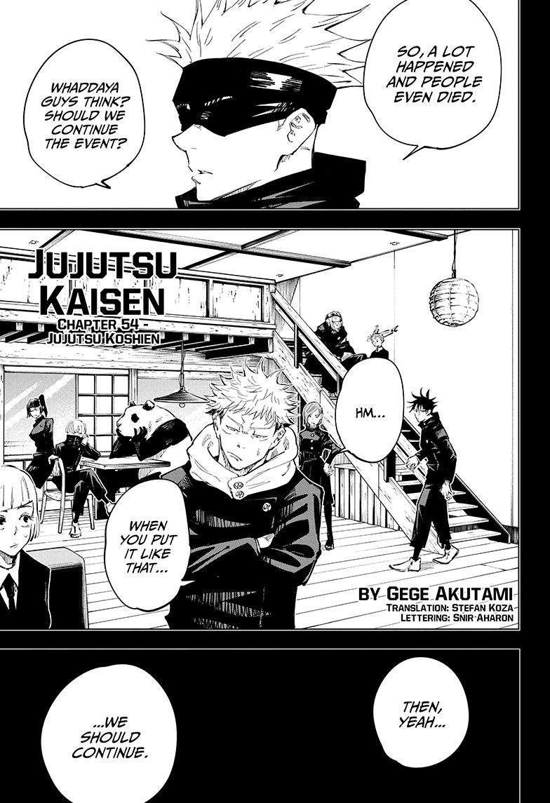 Read Jujutsu Kais Manga Online