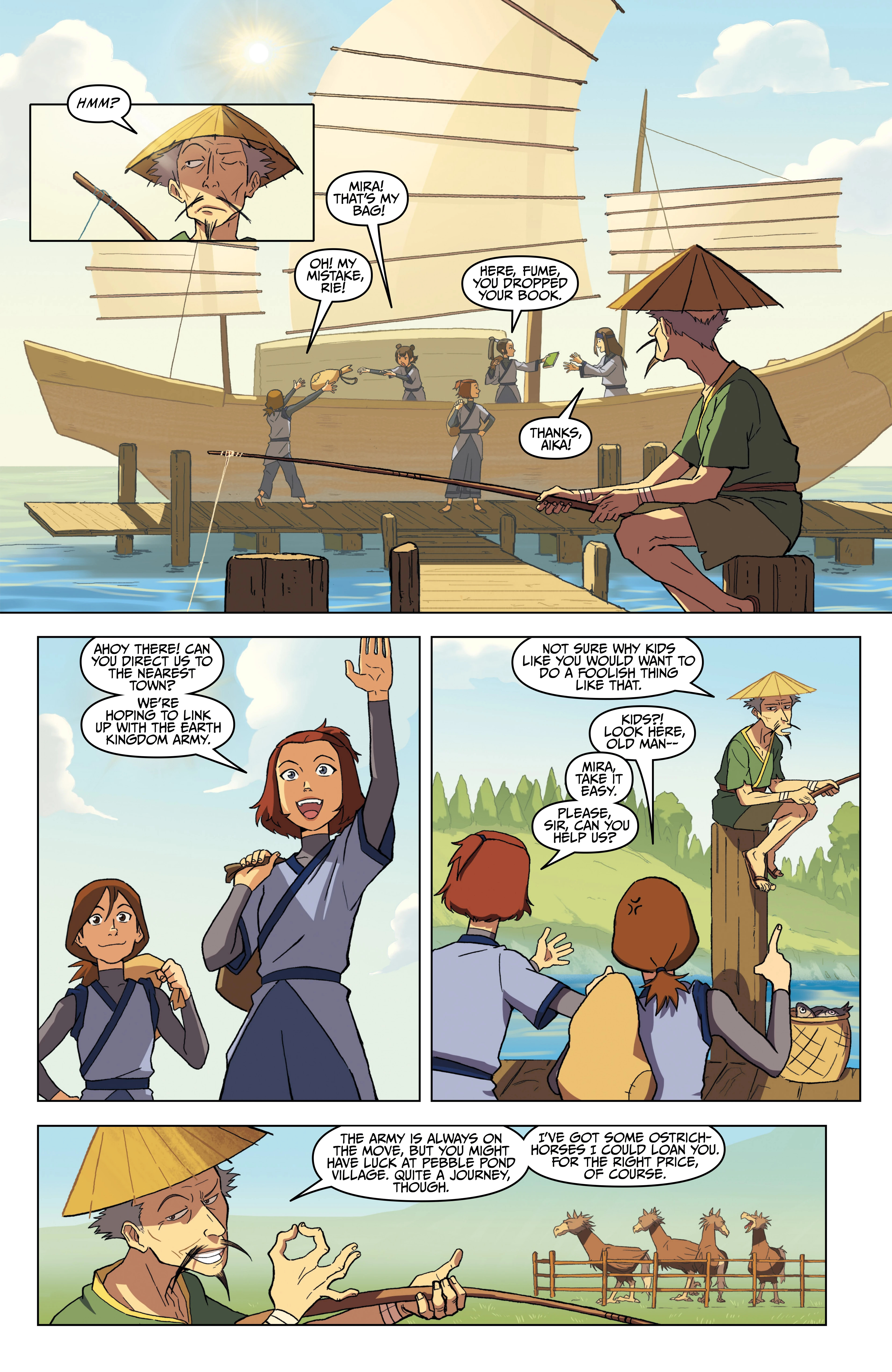 Read Nickelodeon Avatar_ The Last Airbender - The Kyoshi Warriors Manga Online