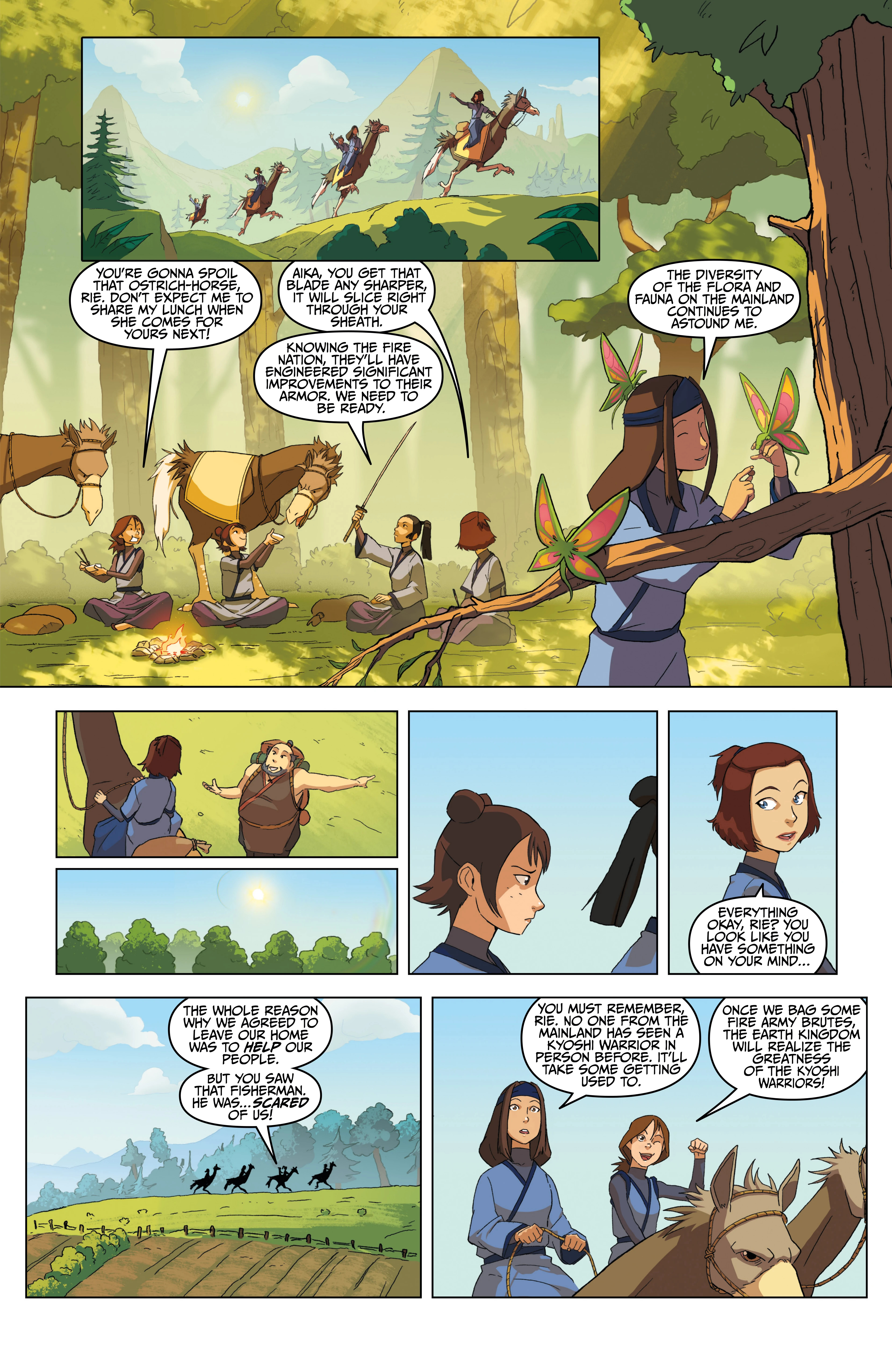 Read Nickelodeon Avatar_ The Last Airbender - The Kyoshi Warriors Manga Online