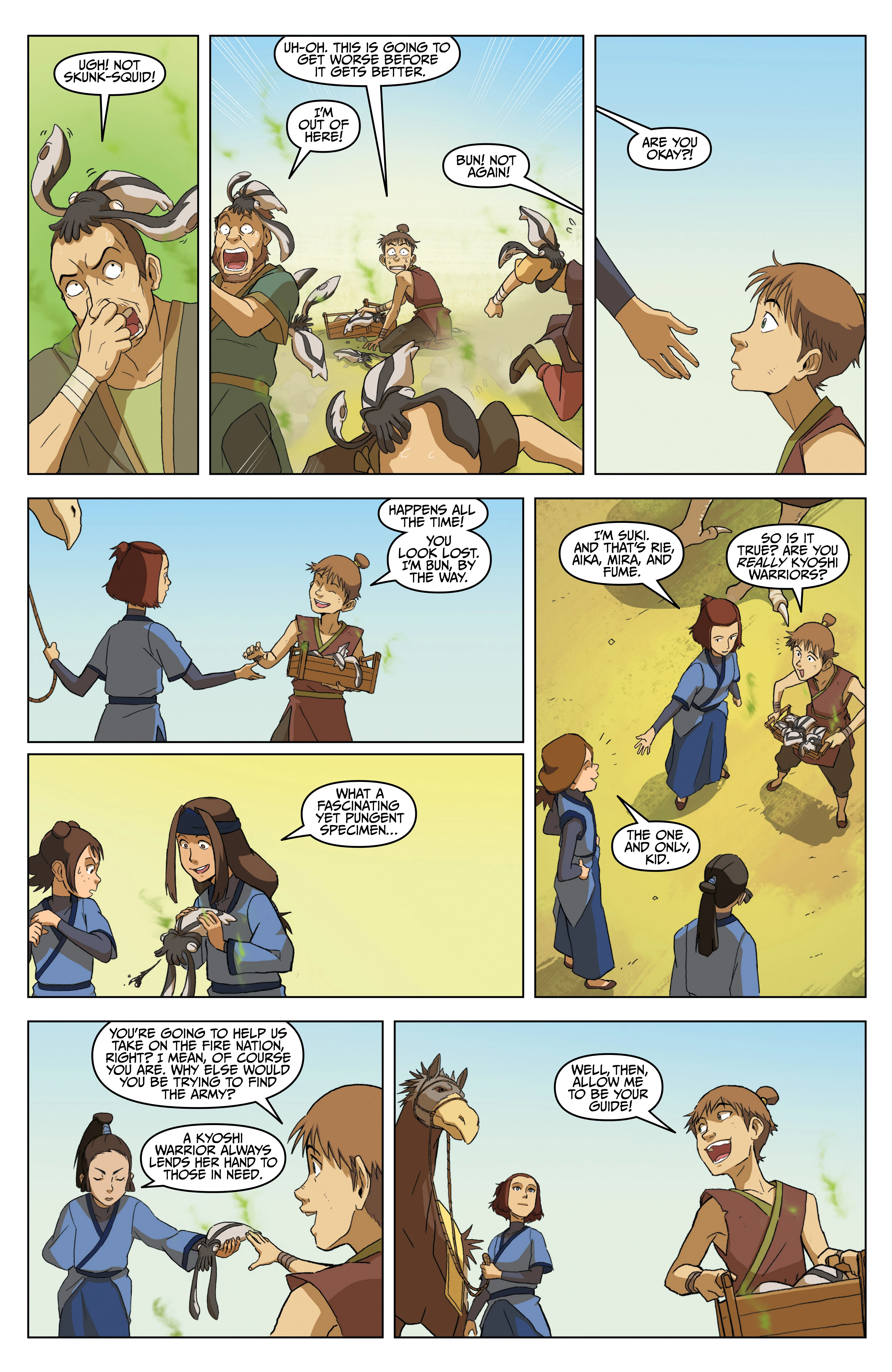 Read Nickelodeon Avatar_ The Last Airbender - The Kyoshi Warriors Manga Online