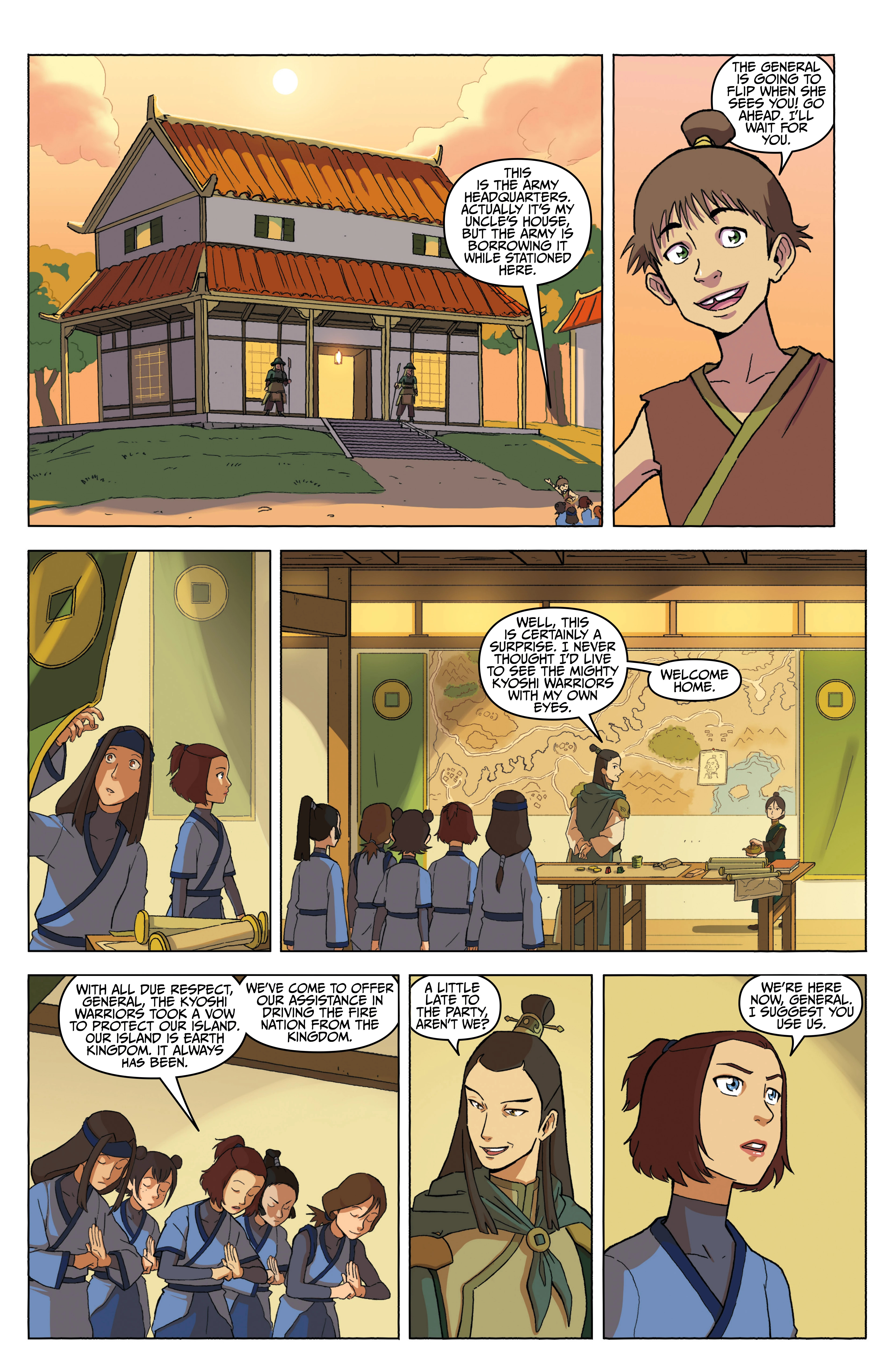 Read Nickelodeon Avatar_ The Last Airbender - The Kyoshi Warriors Manga Online