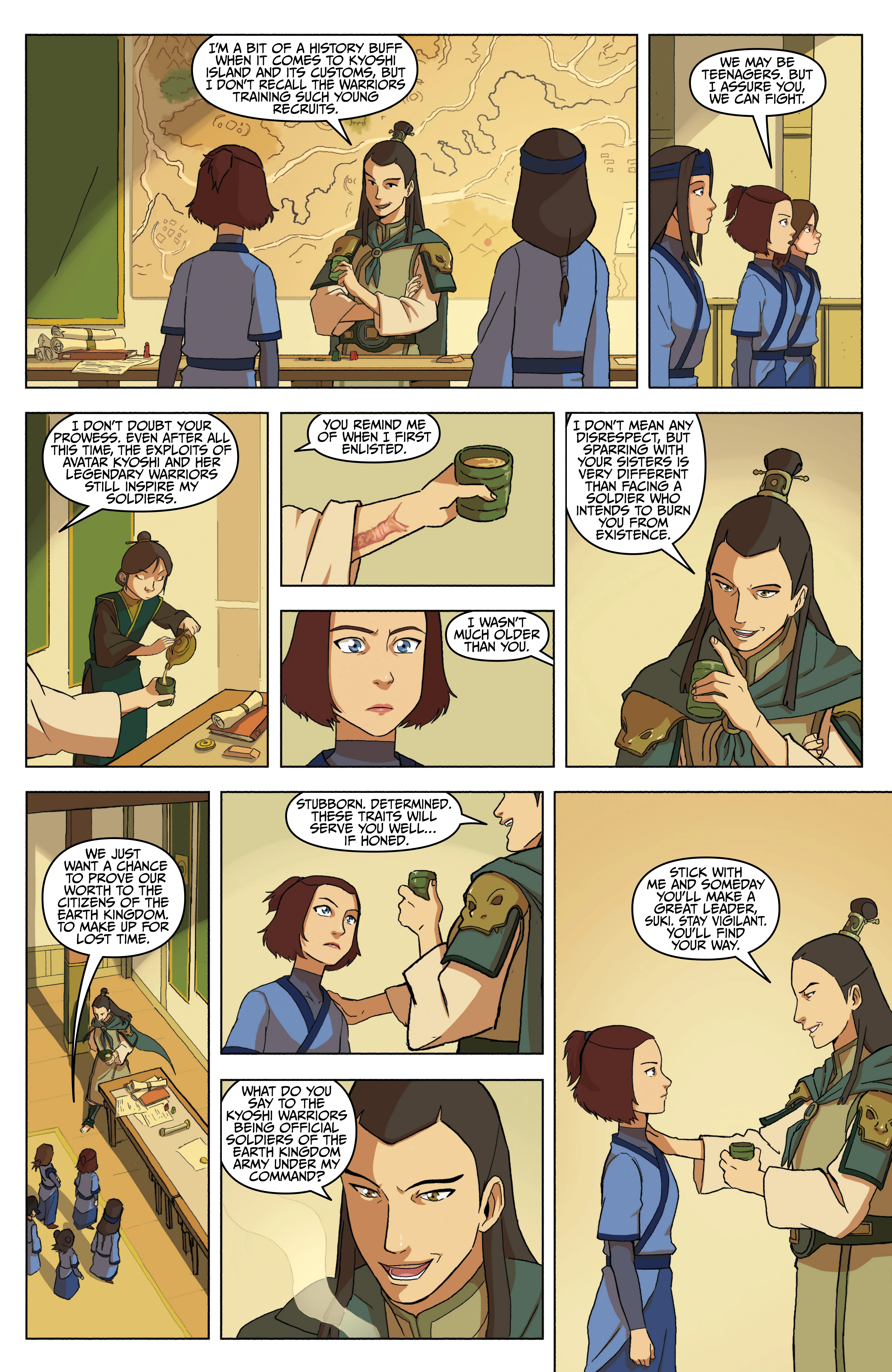 Read Nickelodeon Avatar_ The Last Airbender - The Kyoshi Warriors Manga Online