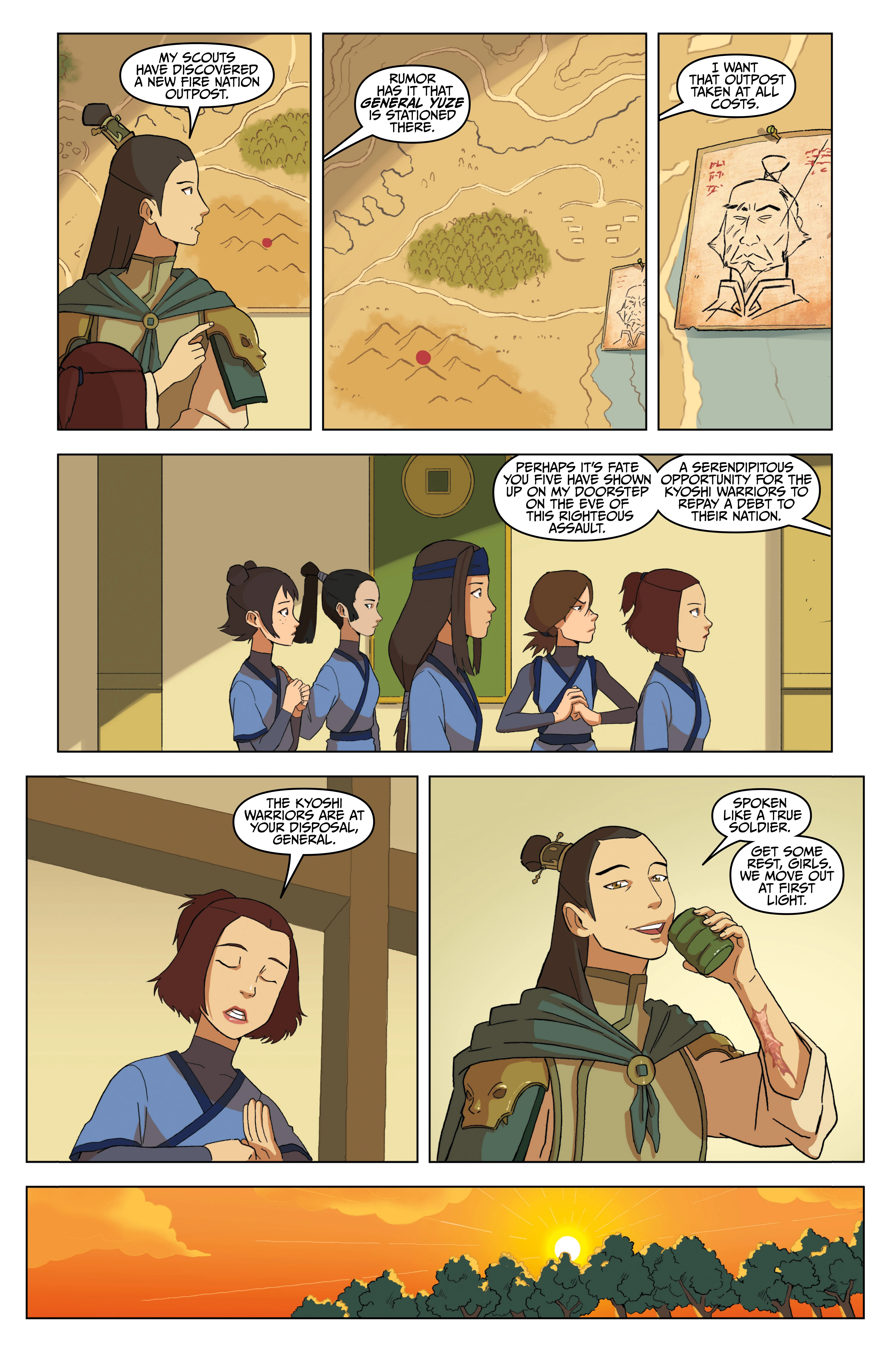 Read Nickelodeon Avatar_ The Last Airbender - The Kyoshi Warriors Manga Online