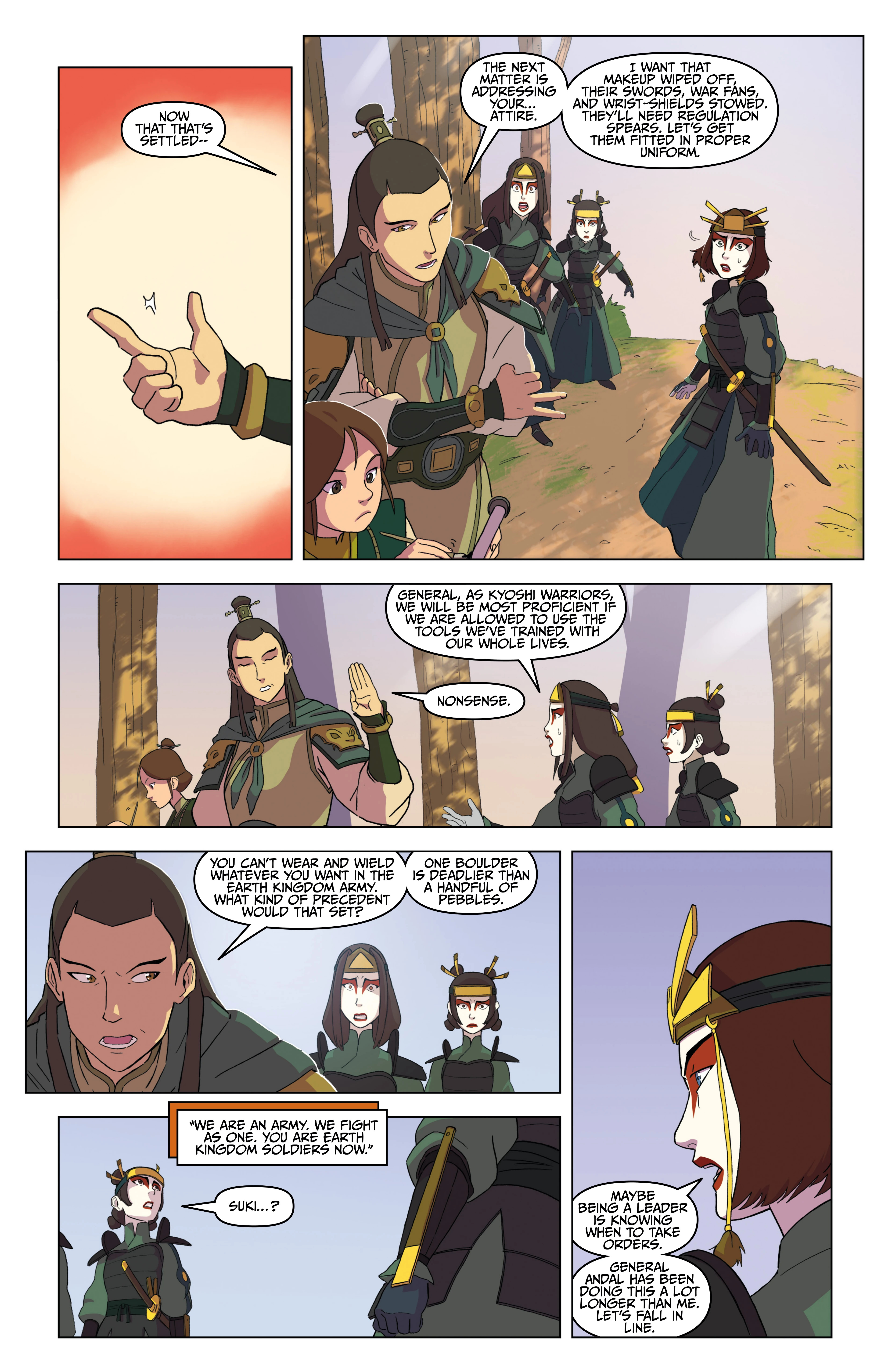 Read Nickelodeon Avatar_ The Last Airbender - The Kyoshi Warriors Manga Online
