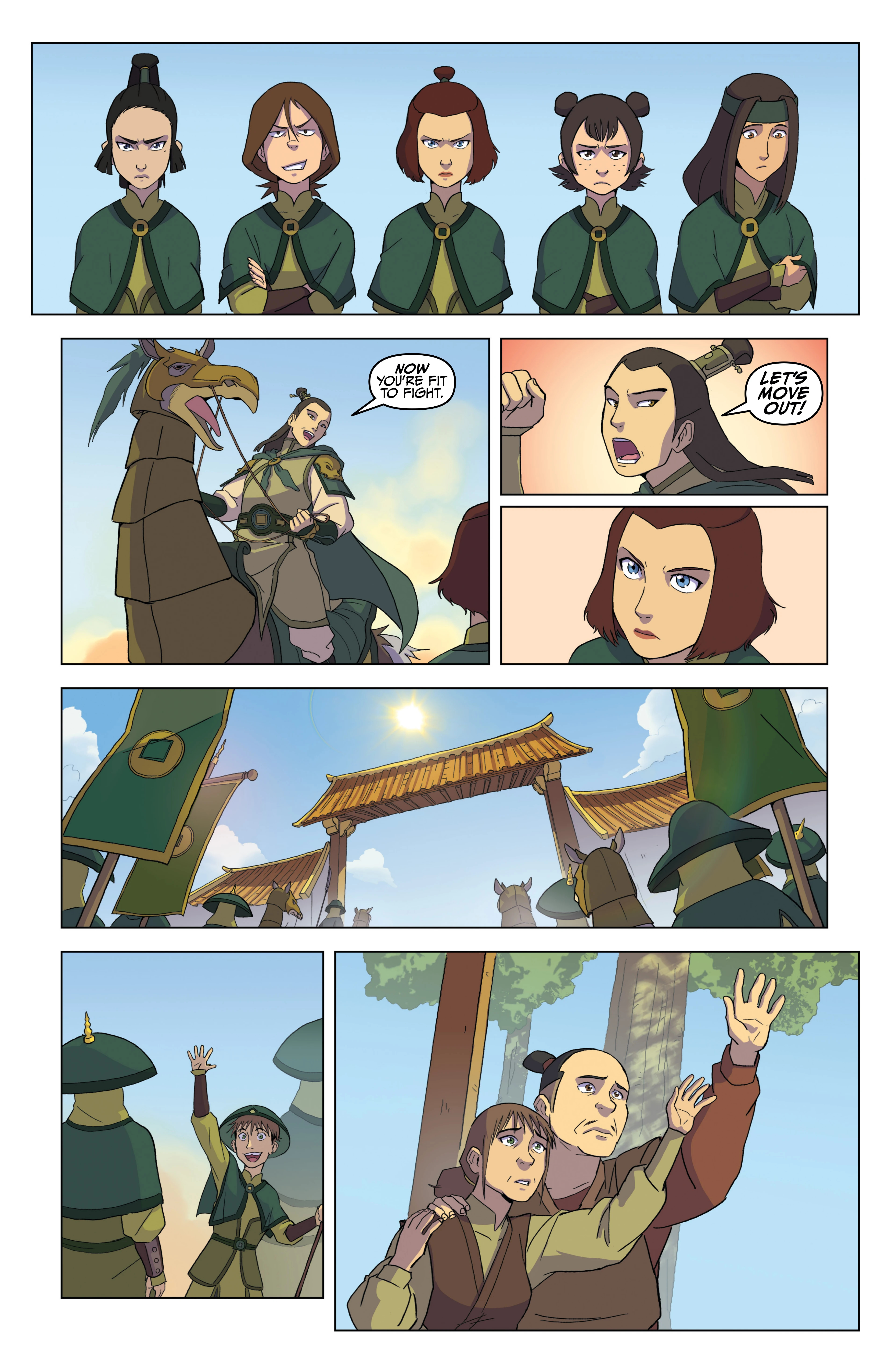 Read Nickelodeon Avatar_ The Last Airbender - The Kyoshi Warriors Manga Online