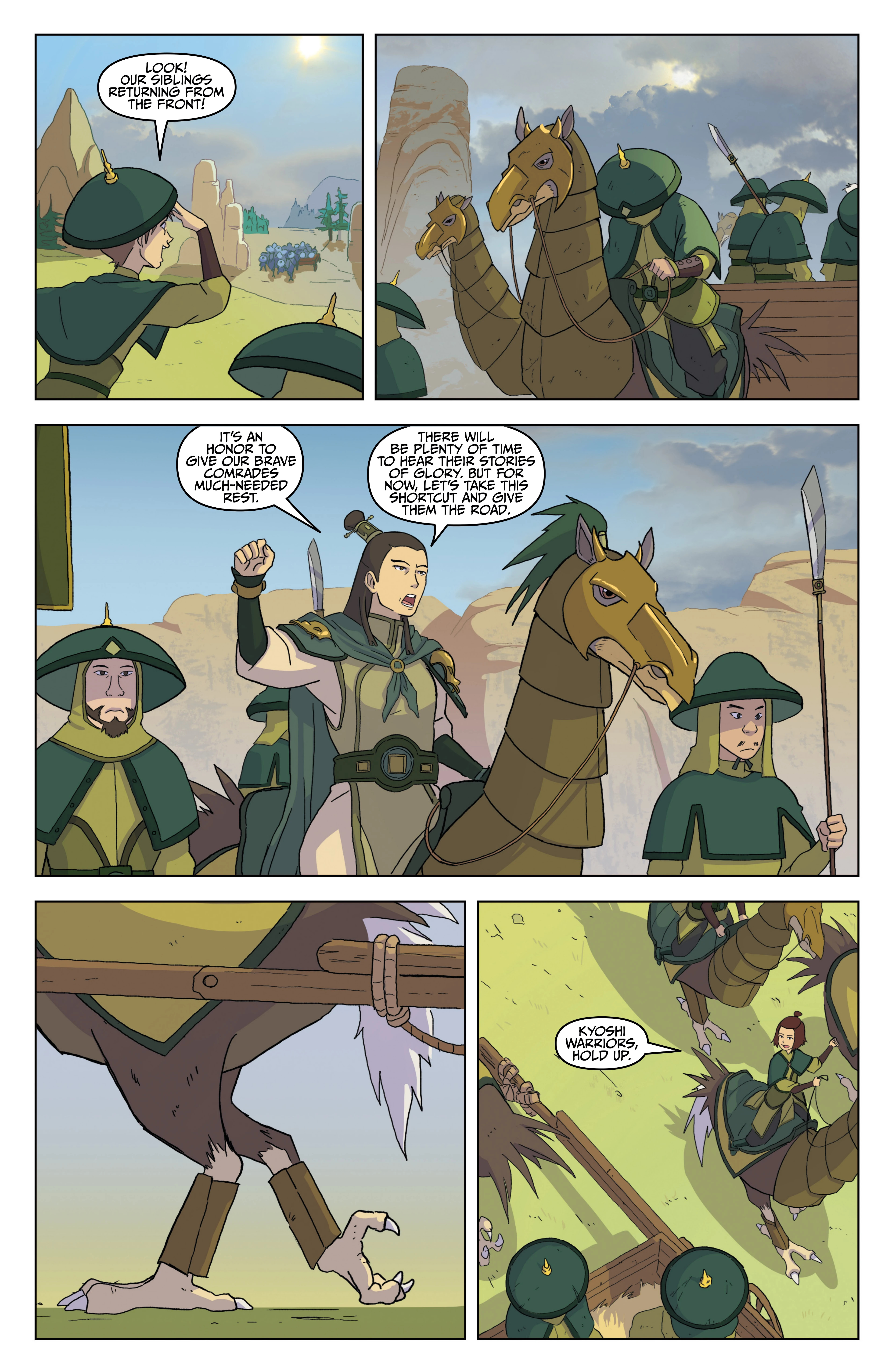 Read Nickelodeon Avatar_ The Last Airbender - The Kyoshi Warriors Manga Online