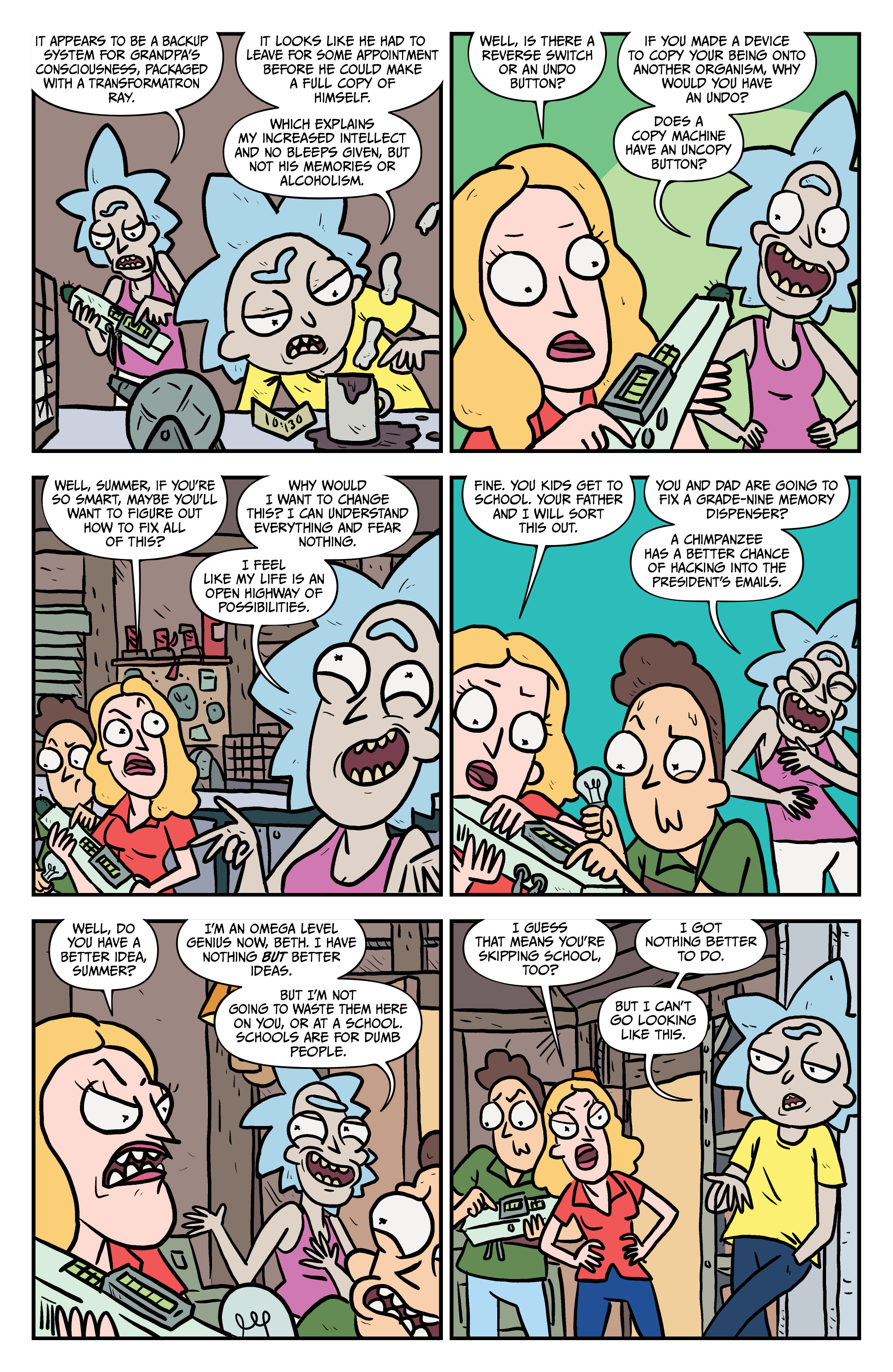 Read Rick and Morty (2015-) Manga Online