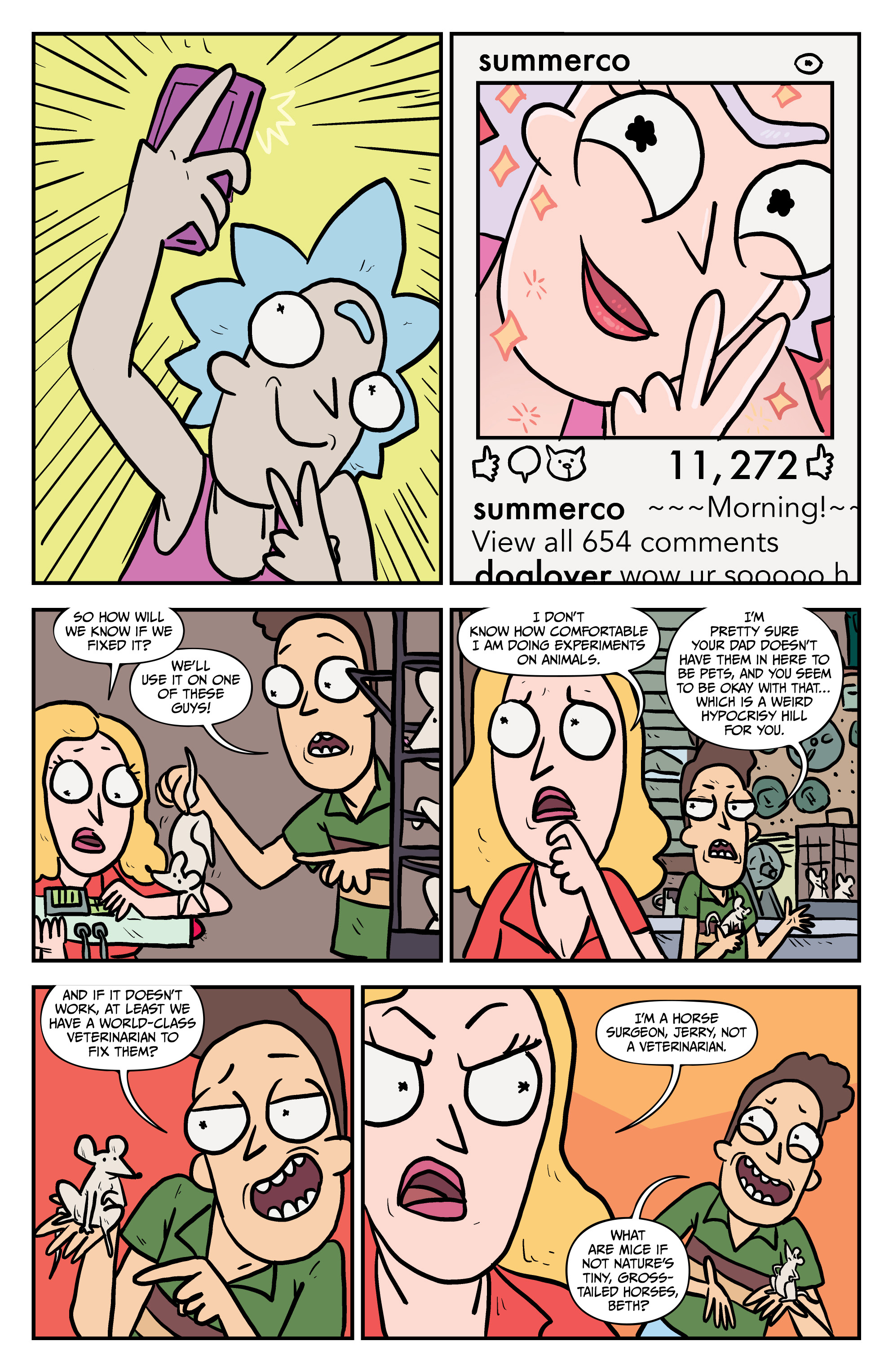 Read Rick and Morty (2015-) Manga Online
