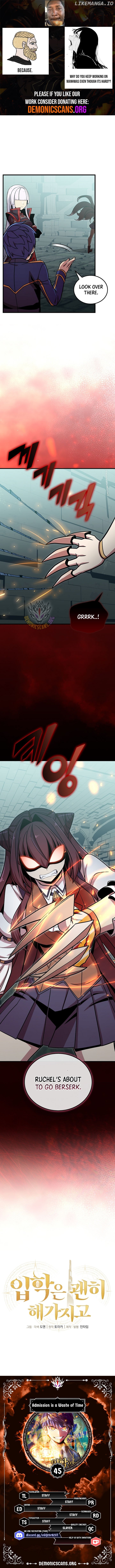 Read admission is a waste of time Manga Online