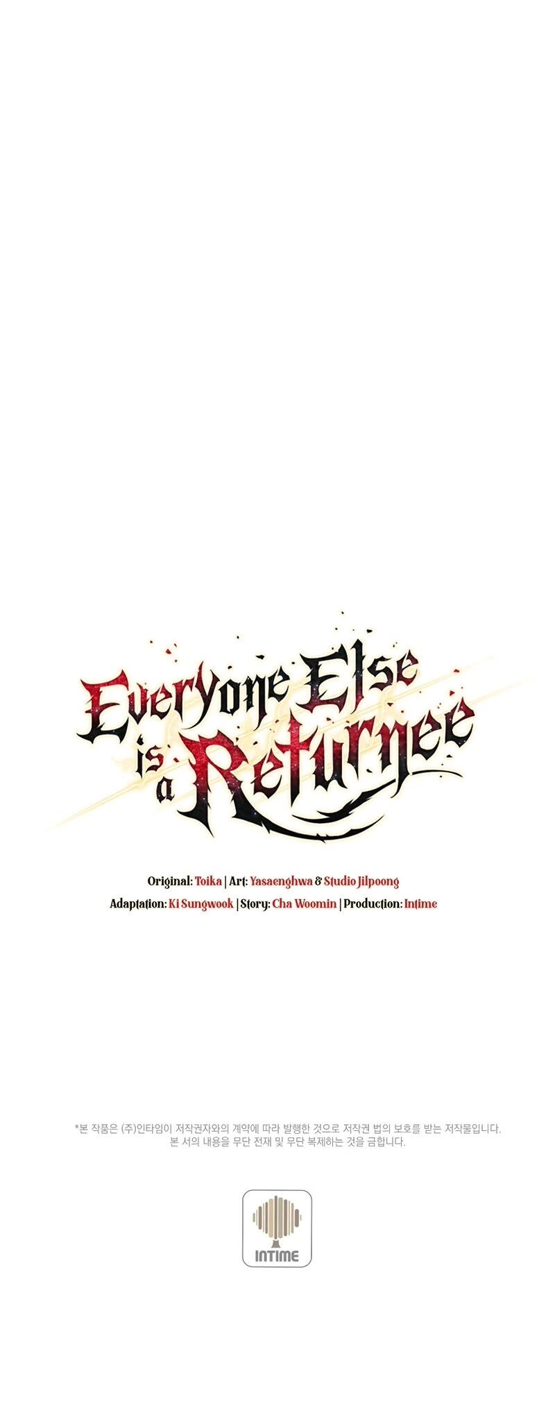 Read everyone else is a returnee Manga Online