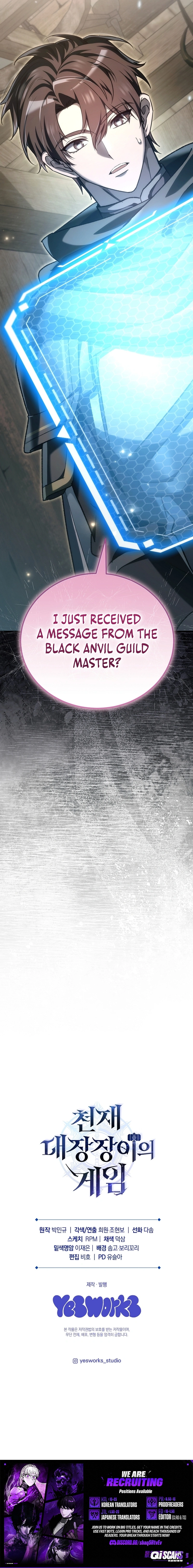 Read genius blacksmith's game Manga Online