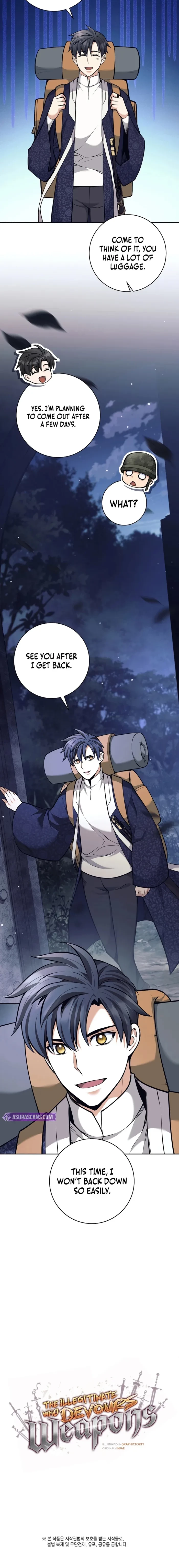 Read the illegitimate who devours weapons Manga Online