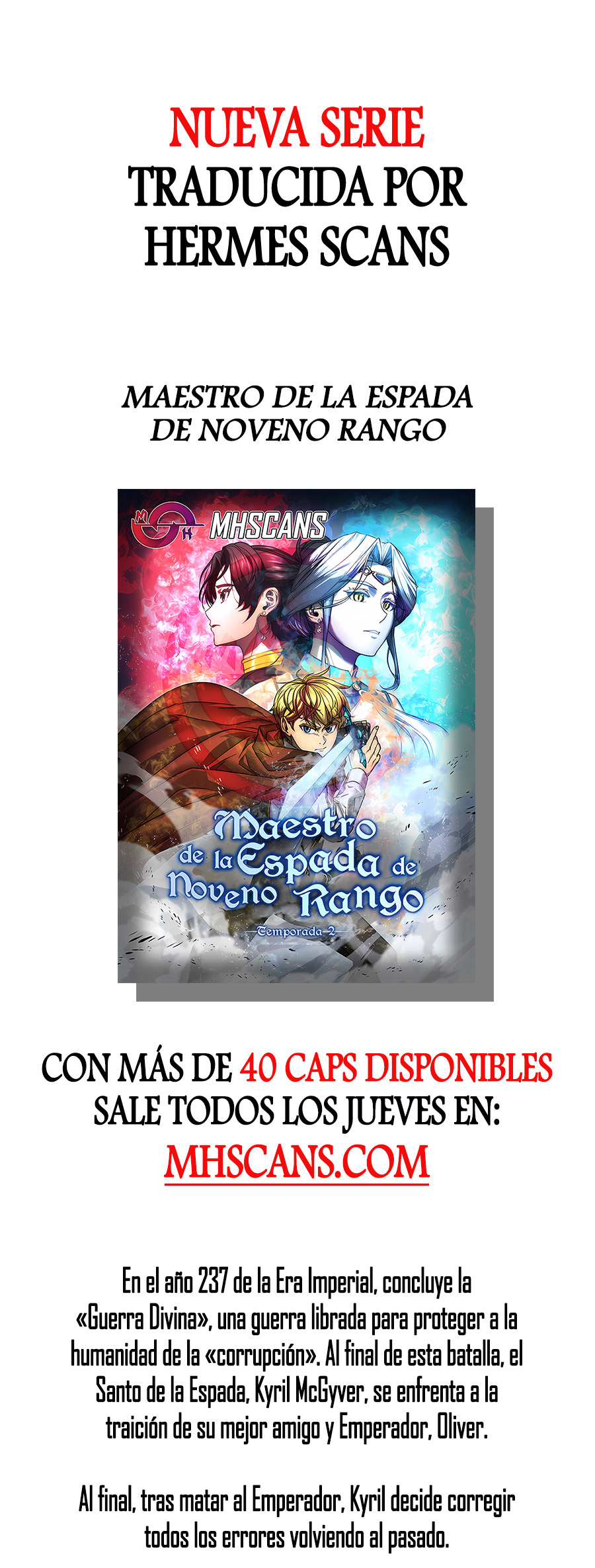 Read the story of a low-rank soldier becoming a monarch ES Manga Online