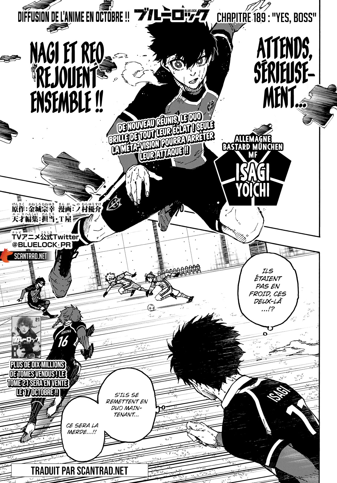 Read Blue Lock manga fr Manga Online