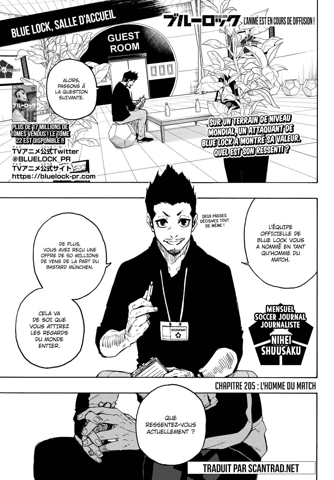 Read Blue Lock manga fr Manga Online