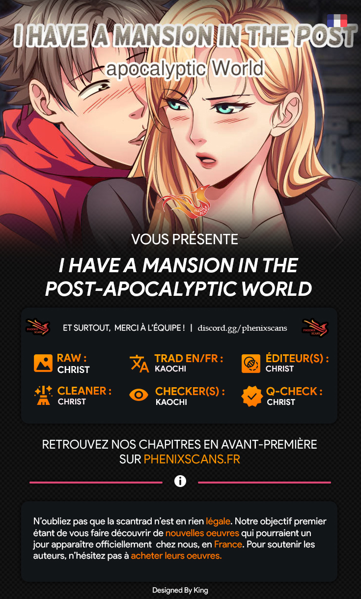 Read i have a mansion in the post-apocalyptic world FR Manga Online